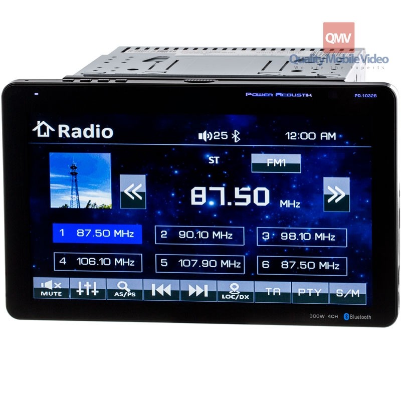 Power Acoustik PD1032B Double DIN Bluetooth Stereo with 10 Inch