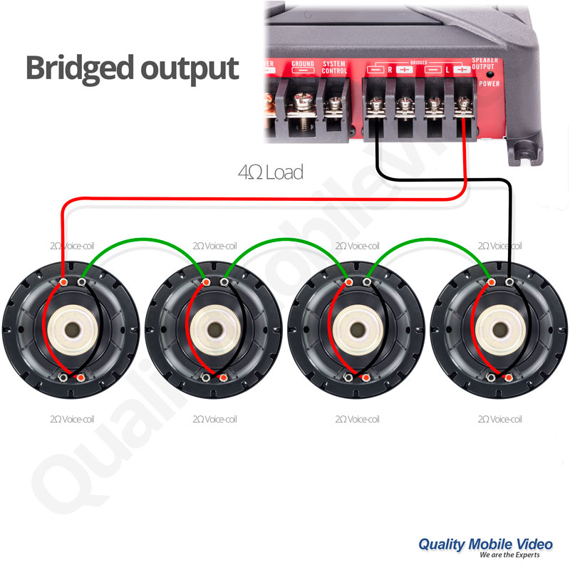 wiring subs in parallel